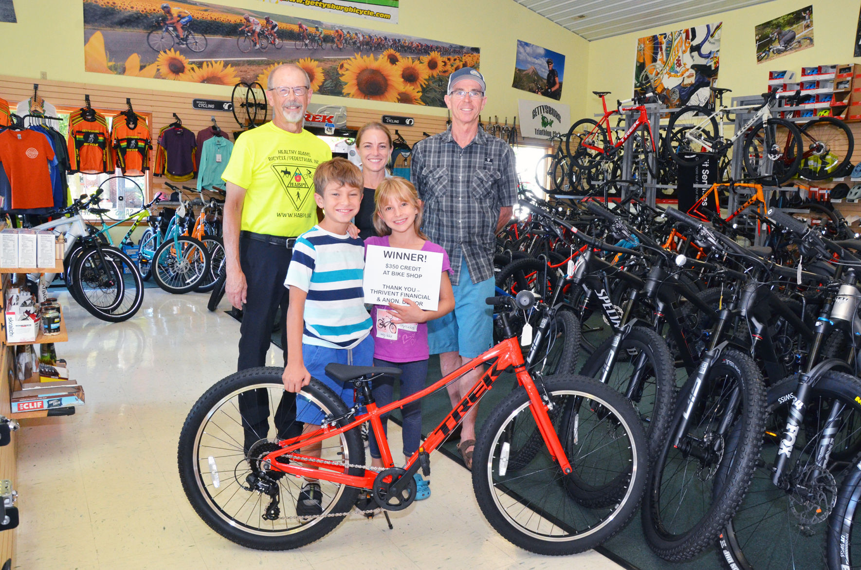 Bicycle winner may ‘share’